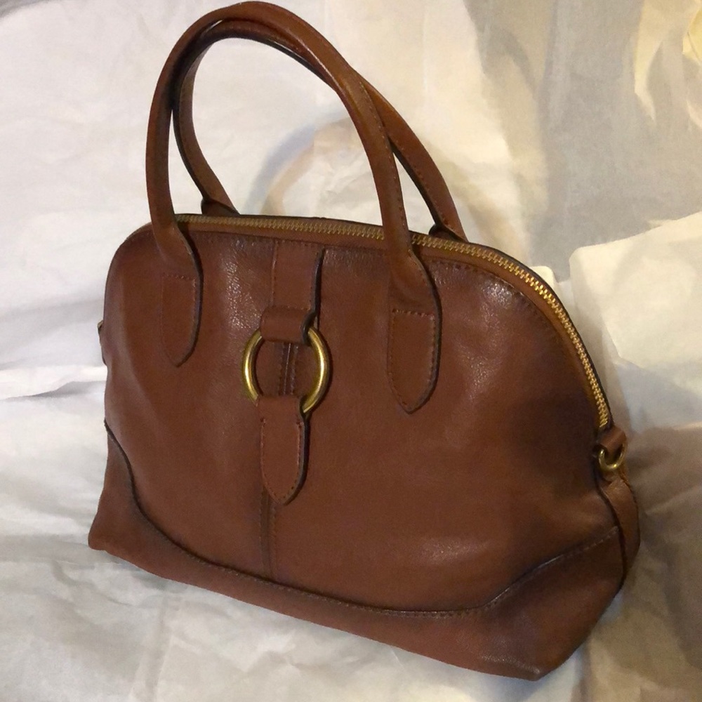 Frye leather dome purse